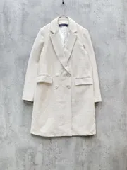 ZARA basic ザラ ベーシック 長袖 コート sizeS/オフホワイト ■◇レディース