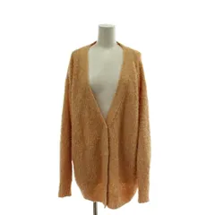 ストラ Stola. カーディガン F オレンジ 長袖 Vネック 無地 /RK