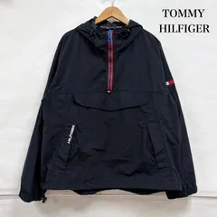 トミーヒルフィガー 90’s ヴィンテージ ナイロン アノラック パーカー ハーフジップ ロゴ 刺繍 ワッペン フィリピン製 メンズ M ISItems【USED】【古着】【中古】50157441