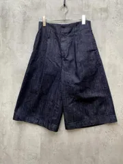 MOUSSY マウジー 0108AH11-5410 ハイタック ガウチョ パンツ ハーフ デニムパンツ size2/紺 ■◇レディース