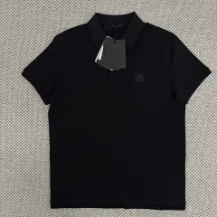L モンクレール ブラックワッペン PK カラーTシャツ