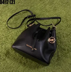 マイケルコース ブラック バケットバッグ クロスバッグ