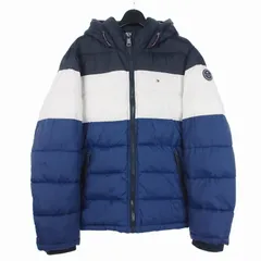 トミーヒルフィガー TOMMY HILFIGER カラーブロック キルティングフーデッドパファージャケット ダウンジャケット 上着 M マルチカラー 159AN508