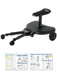 美品】STOKKE YOYO純正ボード 2人乗り ブラック - メルカリ