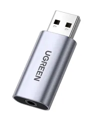 【人気商品】UGREEN USB イヤホンジャック 変換アダプタ 外付け サウンドカード USB 3.5ｍｍ 変換アダプター TRRS 4極 マイク・ヘッドホン端子一体化 直挿しタイプ PS5 PS4/Raspberry Pi/MacBook/Windowsのサムネイル