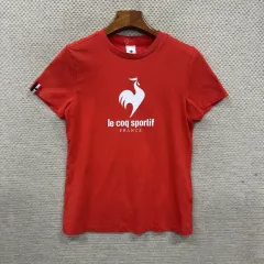 le coq sportif ルコックスポルティフ カジュアル プリンティング ロゴ 半袖Tシャツ 90 A09418