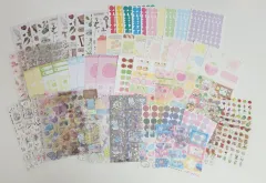 DAISO シールステッカー 模造紙 まとめ 在庫処分 (DAISO エンジェルコア 幸運 など)