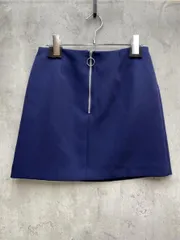 新品 Lily Brown リリーブラウン LWFS242117 シンプル台形 ミニスカート size1/ネイビー  ■◇◎レディース