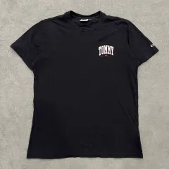 S Tommy Hilfiger ブラック 半袖 Tシャツ
