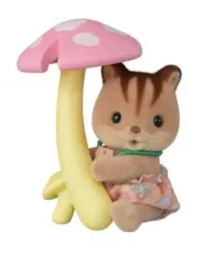 シルバニアファミリー 赤ちゃん妖精の森 胡桃リスの赤ちゃんときのこと傘