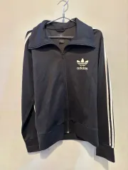 アディダス 正規品 白黒 ヨーロッパ ジップアップ