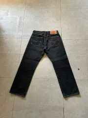 リーバイス501 ブラック デニム パンツ