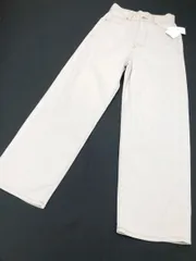 新品 SENCE OF PLACE センスオブプレイス カラー カツラギ パンツ sizeS/アイボリー ■◇レディース