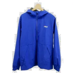 フィラ FILA パーカー ジャケット 上着 L 青 ブルー フード付き 長袖 ジップアップ /KK ■GY58