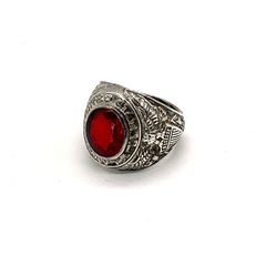ビンテージ カレッジリング US物 ミリタリー ゴールド 18KT A.T.L 