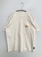 KELTY ケルティ Tシャツ/カットソー S ホワイト ワンポイント ブランドロゴ ミドル丈 半袖 クルーネック(丸首)