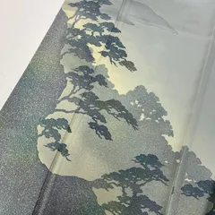 付下げ 作家物 上品な染め 一つ紋 正絹 着物 MK-7060