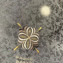 付下げ 刺繍 上質な地紋 紋無し 裄65 正絹 着物 MK-7071のサムネイル