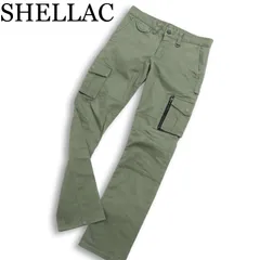SHELLAC シェラック 通年★ ストレッチ スリム カーゴ パンツ 日本製 Sz.46 メンズのサムネイル
