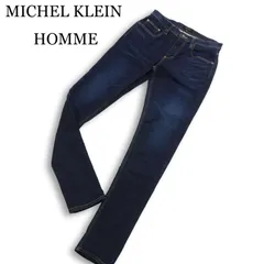 MICHEL KLEIN HOMME ミッシェルクラン オム USED加工★ ストレッチ スリム スキニー デニム パンツ ジーンズ Sz.48 メンズのサムネイル