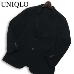 23SS★ UNIQLO ユニクロ 通年★ コンフォート 2B テーラード ジャケット Sz.M メンズ 黒