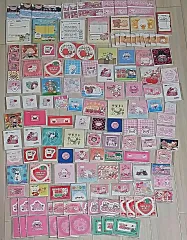 韓国雑貨 文房具出品ステッカー シールレシートメモ用紙麻タグ版(3)