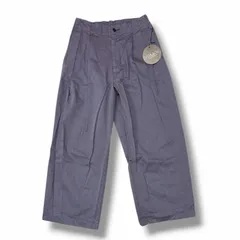 参考上代28380円 未使用 VOAAOV 25SS HIGH DENSITY TWILL TUCK WIDE ツイルタックワイドパンツ ヴォアーブ VOPT-N21 ネイビー 2 （12009M）