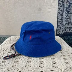 ポロラルフローレン 딥블루 ヴィンテージ サファリハット バケットハット 帽子