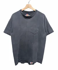 90s USA製 Dickies（ディッキーズ） ポケットTシャツ フェードブラック