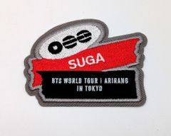 BTS ARIRANG 日本限定MD ワッペンステッカー SUGA シュガ - メルカリ