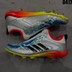 アディダス 野球シューズ スパイク シルバー/ブルー 245