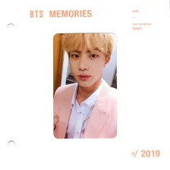 BTS Blu-ray盤 JIN MEMORIES OF 2019 台紙付