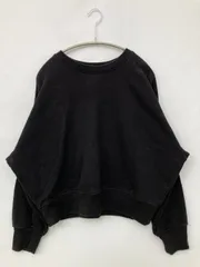 UNIQLO ユニクロ スウェット L ブラック スウェット 裏起毛 コットン 無地 長袖
