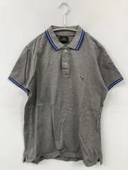 Paul Smith ポールスミス ポロシャツ S グレー 無地 ワンポイント 半袖