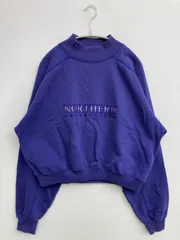 NORTHERN REFLECTIONS ノーザンリフレクションズ スウェット パープル 無地 刺繍 裏起毛 長袖