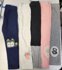 新品) 女の子 レギンス 5枚セット