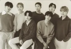 BTS ミニフォトカード 集合 2024 MONOCHROME POP UP 1/1