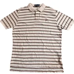 ポロバイラルフローレン　ポロシャツ　ボーダー　XLサイズ　半袖　オーバーサイズ　US古着