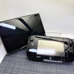 【動作確認済】WiiU 本体セット 32GB ブラック 黒色 内蔵ソフトあり b