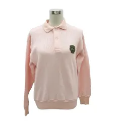 ラコステ LACOSTE ニットポロシャツ 長袖 2 ピンク ポロカラー /SM14 ■GY61