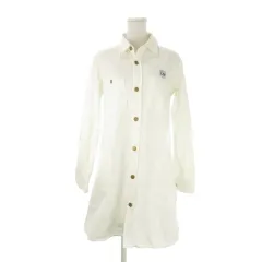 リー LEE × チャオパニック ティピー CIAOPANIC TYPY シャツワンピース M 白 ホワイト 長袖 シャツカラー 胸ポケット /CK17 ■GY61