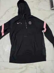 ナイキ PSG ドライフィット フードTシャツ L BLACKPINK スウッシュ 状態良し