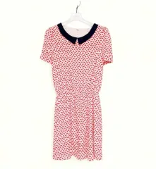 55 新品 ラップ LAP ONE PIECE 半袖 55 レディース 夏 ONE PIECE 新品