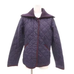 レイビームス Ray Beams キルティングジャケットスナップボタン 紫 パープル /NL ■GY61