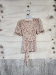 547) ハート パータン ブラウス