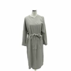 ジャーナルスタンダードレサージュ journal standard L'essage ノーカラーコート ロング丈 前開き グレージュ リボン 20-020-370-7200-1-0 /SM28 ■GY61