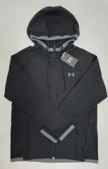 アンダーアーマー ブラック フードジップアップ XL 新品