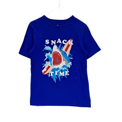 Gap Kids(ギャップキッズ) キッズ 半袖Tシャツ 150 ブルー ワイルド 07257