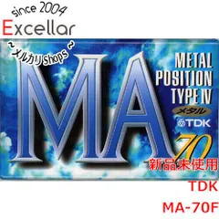 [bn:11] TDK　カセットテープ メタルポジション MA-70F　70分のサムネイル
