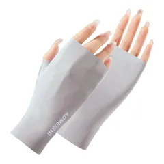 【特価商品】uvカット 手袋 レディース 夏 指なし 指切り手袋 薄い 半指グローブ UPF40+ 日焼け防止 スマホ手袋 通気速乾 uvグローブ 指先 指だし手袋 女性 運転用手袋 ランニング スポーツ アウトドア 日よけ 紫外線対策